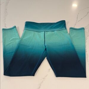 Old Navy Kids Teal and Navy Gradient Leggings